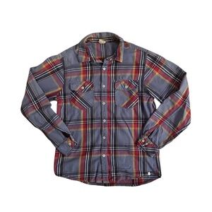 M.E.C. Vintage Plaid Button-Up Shirt